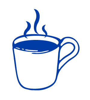 Illustration of a cup of coffee or tea