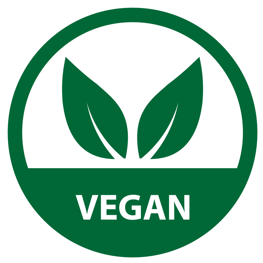 Icon showing the vegan symbol